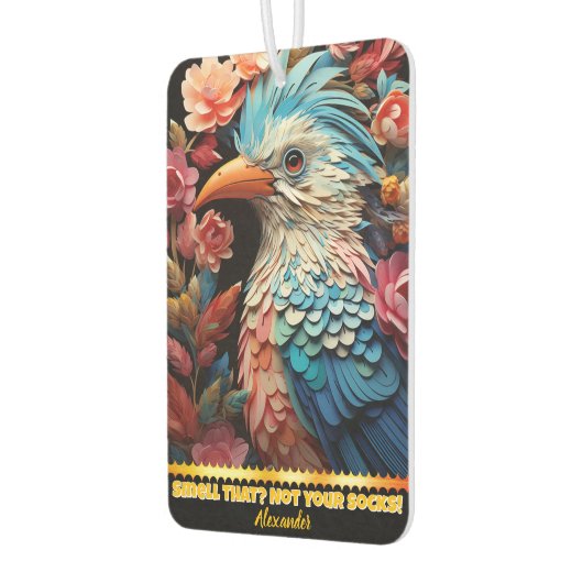 羽毛鮮やか空気清浄剤デザイン カーエアーフレッシュナー (左)