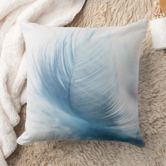 羽毛1 クッション (ブランケット)