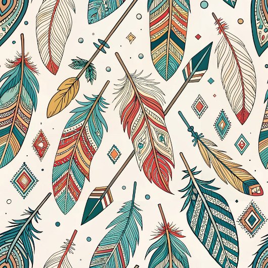 羽毛&アローズナプキンスミニマリストカスタムギフト