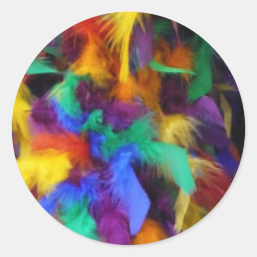 羽毛（ソフト） ラウンドシール (正面)