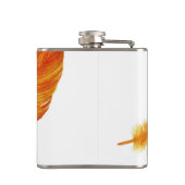 羽毛 フラスク (裏面)