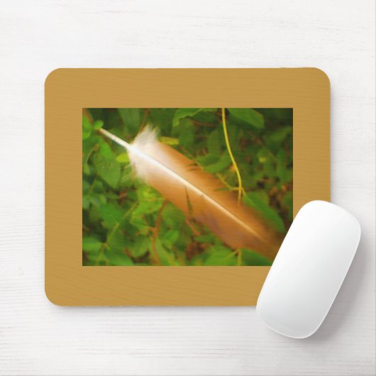 羽毛 マウスパッド (マウス)