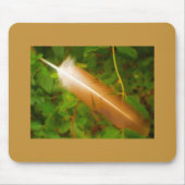 羽毛 マウスパッド (正面)