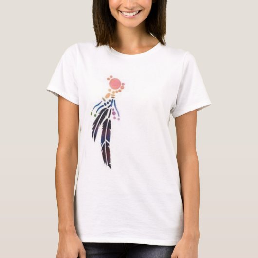 羽毛 Tシャツ (正面)