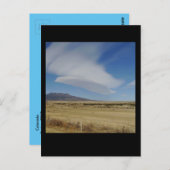 羽状の雲はがき ポストカード (正面/裏面)