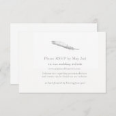 羽結婚状 招待状 (正面/裏面)