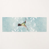 羽織の茂るハチドリ ヨガマット (正面(横))