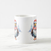 羽霜の降りた鷲 コーヒーマグカップ (中央)