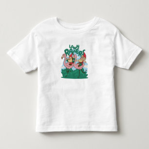 羽飛んでいる根と願いで トドラーTシャツ