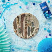 羽鳥の野生生物アンティーク羽 ペーパープレート (パーティー)