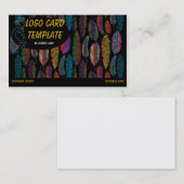 羽(は)ココペリロゴ名刺 名刺 (正面/裏面)