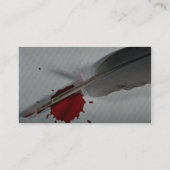 羽、インク 名刺 (裏面)