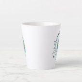 羽 カフェラテマグ (正面)
