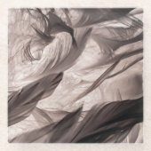 羽 ガラスコースター (正面)