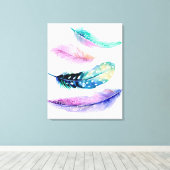 羽 キャンバスプリント (インサイチュ (ウッドフロア))