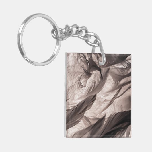 羽 キーホルダー (正面左)