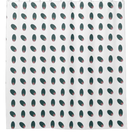 羽 シャワーカーテン (正面)