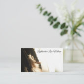 羽、スピリチュアル、ライト、翼、名刺 名刺 (スタンド正面)