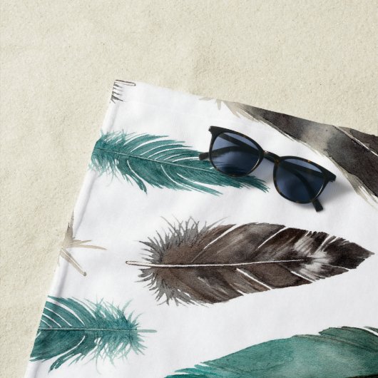 羽 ビーチタオル (インサイチュ)