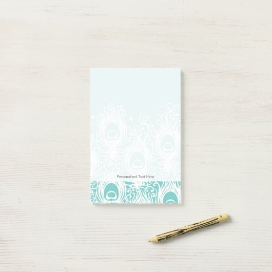 羽 ポストイット (デスク上)