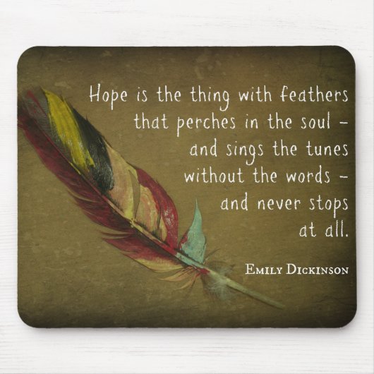 羽 マウスパッド (正面)