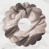 羽 ワイングラスタグ (正面)