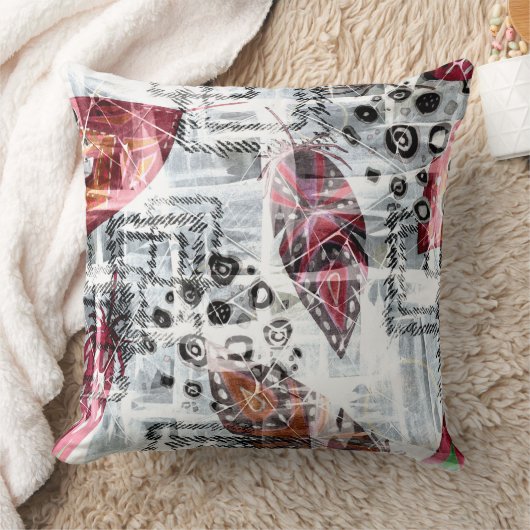 羽、民族。 クッション (ブランケット)