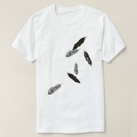 羽 Tシャツ (デザイン正面)