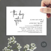 翌々日結婚の駆け出しパーティー 招待状