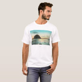 翌日の石および湾の空中写真 Tシャツ (正面フル)