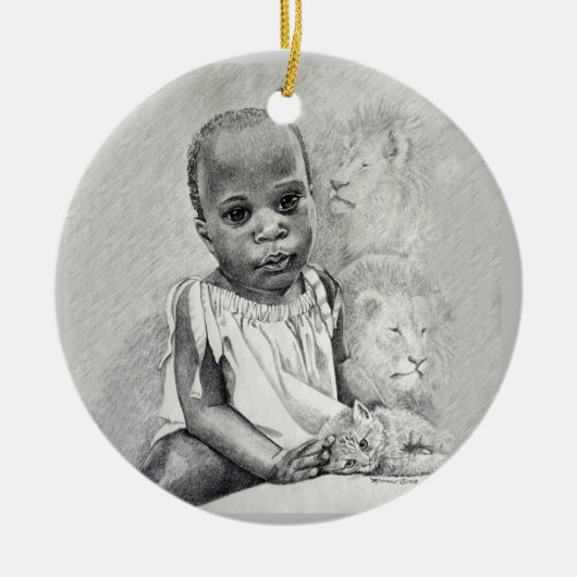 翌日のKATHYによるからしの種子GROW-ORNAMENTのデザイン セラミックオーナメント (正面)