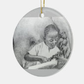 翌日のKATHYによるからしの種子GROW-ORNAMENTのデザイン セラミックオーナメント (左)