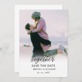 習字のスクリプト写真の連携を強化 セーブザデート (正面/裏面)