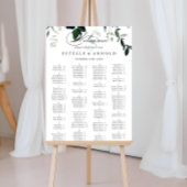 習字のミニマリストのアルファベットの座席表 ポスター