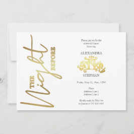 習字の前夜のリハーサル 招待状