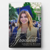 習字の卒業発表 フォトプラーク (正面)