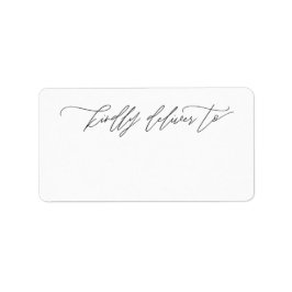 習字の台本にモダン親切に伝える ラベル