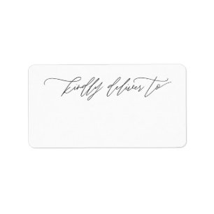 習字の台本にモダン親切に伝える ラベル