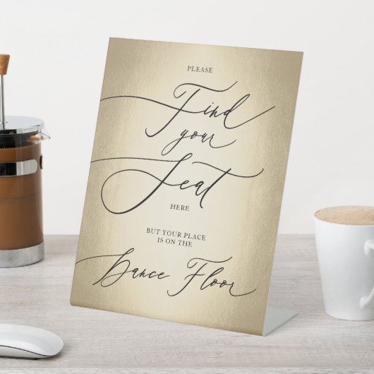 習字スクリプトあなたの席を見結婚つける 台座サイン (インサイチュ)