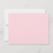 習字スクリプトシックテンプレート実在クラフト紙 ノートカード (裏面)