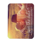 習字スクリプト日付マグネットを保存 マグネット (縦)