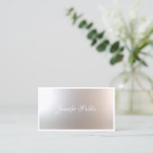 習字スクリプト美しいサロンテンプレート エレガント 名刺 (スタンド正面)