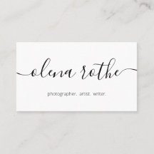 習字スクリプト、白モダンプロフェッショナルバス