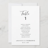 習字フォーマル表1座席表 招待状 (裏面)