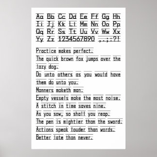 習字ポスター ポスター