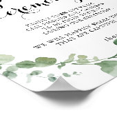 習字抜き式ユーカリ標識 ポスター (角)