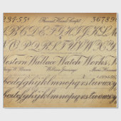 習字60ld Decoupageの紙30" x 36" ラッピングペーパー (フラット)