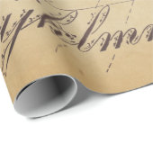 習字60ld Decoupageの紙30" x 36" ラッピングペーパー (ロールコーナー)