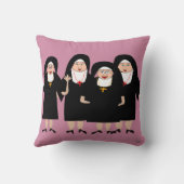 習慣のお洒落な尼僧 クッション (裏面)