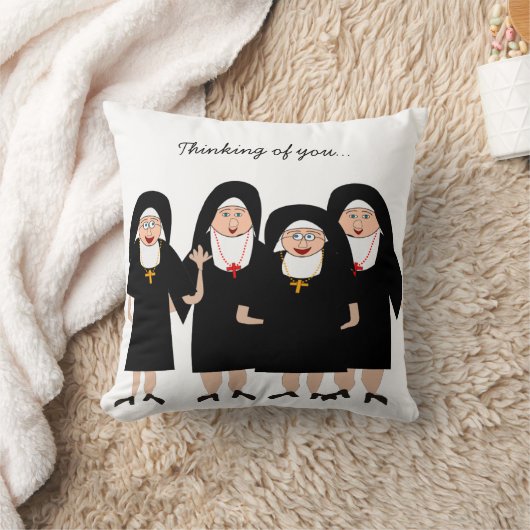 習慣の尼僧 クッション (ブランケット)